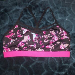 Camouflage sports bra